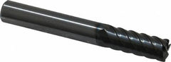 OSG - 8mm, 6 Flute, Single End, Solid Carbide, 0.5mm Corner Radius End Mill - 60mm OAL, 45° Helix, Right Hand Flute, 19mm LOC, Right Hand Cut - Americas Industrial Supply