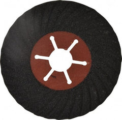 Value Collection - 4-1/2" Diam 7/8" Hole 80 Grit Fiber Disc - Medium Grade, Silicon Carbide, 13,300 Max RPM - Americas Industrial Supply