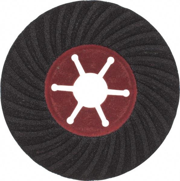 Value Collection - 4-1/2" Diam 7/8" Hole 120 Grit Fiber Disc - Fine Grade, Silicon Carbide, 13,300 Max RPM - Americas Industrial Supply