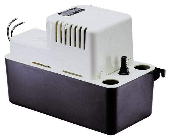 Little Giant Pumps - 1 Gallon Tank Capacity, 115 Volt, 45 Shutoff Pump, Condensate System - Americas Industrial Supply