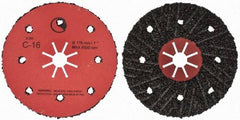 Value Collection - 7" Diam 7/8" Hole 16 Grit Fiber Disc - Very Coarse Grade, Silicon Carbide, 8,000 Max RPM - Americas Industrial Supply