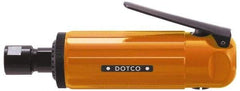 Dotco - 1/4" Collet, Straight Handle, Air Straight Die Grinder - 23,000 RPM, Front Exhaust, 38 CFM, 0.9 hp, 90 psi, 1/4" Inlet - Americas Industrial Supply