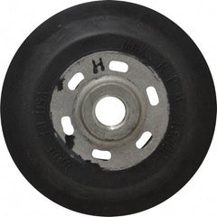 Made in USA - 4" Diam Disc Backing Ribbed Backing Pad - Hard Density, 13,500 RPM - Americas Industrial Supply