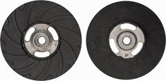 Made in USA - 6" Diam Disc Backing Ribbed Backing Pad - Hard Density, 8,600 RPM - Americas Industrial Supply