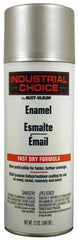 Rust-Oleum - Dull Aluminum, Enamel Spray Paint - 8 to 12 Sq Ft per Can, 12 oz Container - Americas Industrial Supply