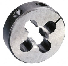 Cle-Line - #8-36 UNF High Speed Steel Round Adjustable Die - Americas Industrial Supply