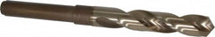 Chicago-Latrobe - 39/64" Drill, 118° Point, Cobalt Silver Deming & Reduced Shank Drill Bit - Oxide/Gold Finish, 6" OAL, Straight Shank, 3-1/8" Flute Length, Right Hand Cut, Split Point, Spiral Flute, Regular Spiral - Americas Industrial Supply