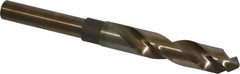 Chicago-Latrobe - 41/64" Drill, 118° Point, Cobalt Silver Deming & Reduced Shank Drill Bit - Bright Finish, 6" OAL, Straight Shank, 3-1/8" Flute Length, Right Hand Cut, Split Point, Spiral Flute, Regular Spiral - Americas Industrial Supply