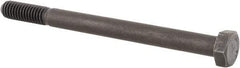 Made in USA - 5/16-18 Thread, 4" Length Under Head, Alloy Steel Hex Head Bolt - Uncoated, UNC Thread, ASTM A193, Grade B7 - Americas Industrial Supply