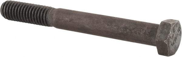 Made in USA - 3/8-16 Thread, 3-1/4" Length Under Head, Alloy Steel Hex Head Bolt - Uncoated, UNC Thread, ASTM A193, Grade B7 - Americas Industrial Supply