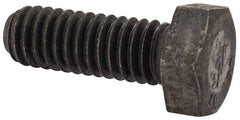 Made in USA - 5/16-18 Thread, 7/8" Length Under Head, Alloy Steel Hex Head Bolt - Uncoated, UNC Thread, ASTM A193, Grade B7 - Americas Industrial Supply