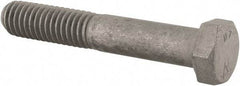 Made in USA - 3/8-16 Thread, 2-1/4" Length Under Head, Alloy Steel Hex Head Bolt - Uncoated, UNC Thread, ASTM A193, Grade B7 - Americas Industrial Supply