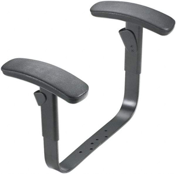 Hon - Black Adjustable Arms - For HON ComforTask Series Swivel Task Chairs - Americas Industrial Supply