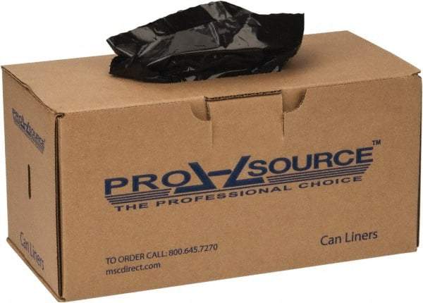 PRO-SOURCE - 1.55 mil Thick, Heavy-Duty Trash Bags - 43" Wide x 48" High, Black - Americas Industrial Supply