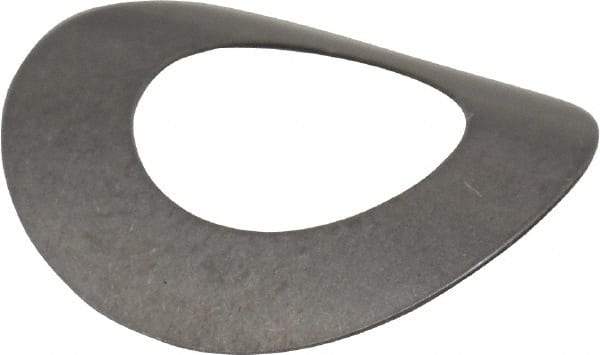 Gardner Spring - 1/4" Bolt, 0.265" ID, Grade 301 Stainless Steel, Curved Disc Spring - 0.49" OD, 0.091" High, 0.008" Thick - Americas Industrial Supply
