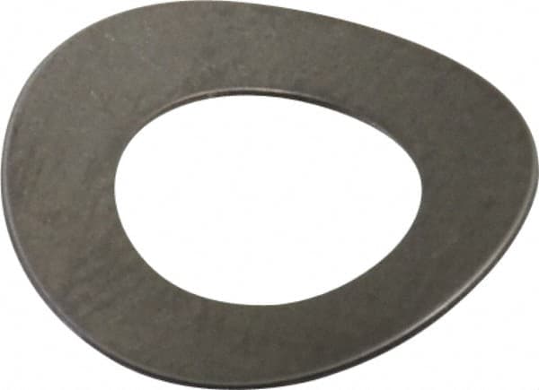 Gardner Spring - 1/4" Bolt, 0.265" ID, Grade 301 Stainless Steel, Curved Disc Spring - 0.49" OD, 1/16" High, 0.011" Thick - Americas Industrial Supply