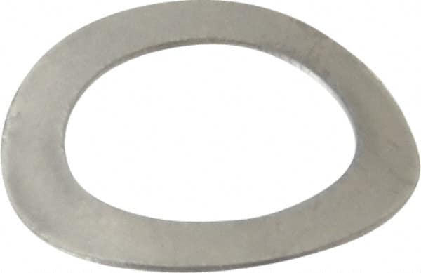 Gardner Spring - 3/8" Bolt, 0.4" ID, Grade 301 Stainless Steel, Curved Disc Spring - 0.612" OD, 0.074" High, 0.013" Thick - Americas Industrial Supply