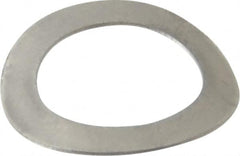 Gardner Spring - 3/8" Bolt, 0.4" ID, Grade 301 Stainless Steel, Curved Disc Spring - 0.612" OD, 0.074" High, 0.013" Thick - Americas Industrial Supply