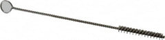 PRO-SOURCE - 1" Long x 5/32" Diam Stainless Steel Twisted Wire Bristle Brush - Single Spiral, 4" OAL, 0.003" Wire Diam, 0.062" Shank Diam - Americas Industrial Supply