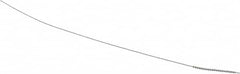 Made in USA - 1mm Diam Helical Stainless Steel Tube Brush - Single Spiral, 0.003" Filament Diam, 5/8" Brush Length, 4" OAL, 0.016" Diam Stainless Steel Shank - Americas Industrial Supply
