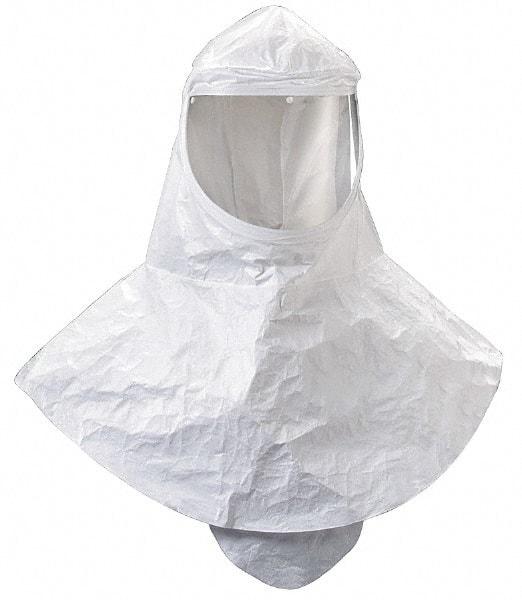 3M - Size M, PAPR Compatible Hood - Tychem QC, White, Compatible with H-422 & H-421 - Americas Industrial Supply