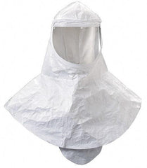 3M - Size M, PAPR Compatible Hood - Tychem QC, White, Compatible with H-422 & H-421 - Americas Industrial Supply