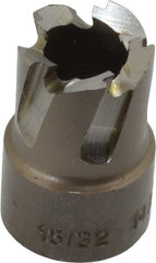 Hougen - 15/32" Diam x 1/4" Deep High Speed Steel Annular Cutter - Americas Industrial Supply