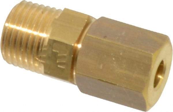 Legris - 4mm OD, Brass Male Connector - 300 Max Working psi, -40 to 210°F, Comp x MBSPT Ends - Americas Industrial Supply