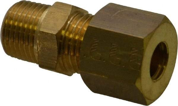 Legris - 6mm OD, Brass Male Connector - 460 Max Working psi, -40 to 210°F, Comp x MBSPT Ends - Americas Industrial Supply