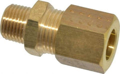 Legris - 8mm OD, Brass Male Connector - 320 Max Working psi, -40 to 210°F, Comp x MBSPT Ends - Americas Industrial Supply