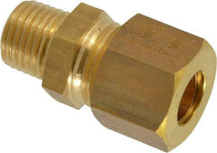 Legris - 10mm OD, Brass Male Connector - 330 Max Working psi, -40 to 210°F, Comp x MBSPT Ends - Americas Industrial Supply