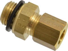 Legris - 8mm OD, Brass Male Connector - 320 Max Working psi, -40 to 210°F, Comp x MBSPP Ends - Americas Industrial Supply