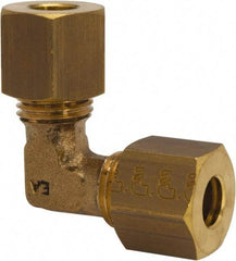 Legris - 6mm OD, Brass Union Elbow - 460 Max Working psi, -40 to 210°F, Comp x Comp Ends - Americas Industrial Supply