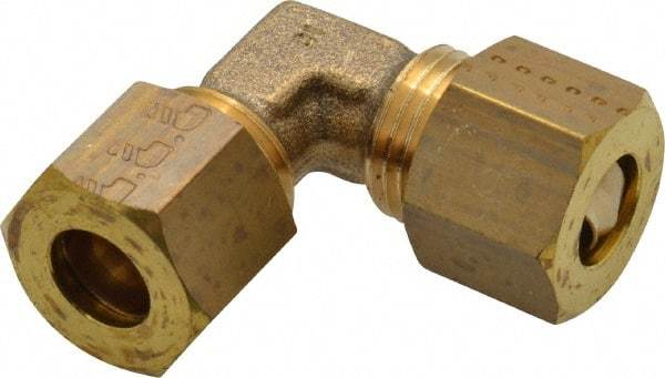 Legris - 10mm OD, Brass Union Elbow - 330 Max Working psi, -40 to 210°F, Comp x Comp Ends - Americas Industrial Supply