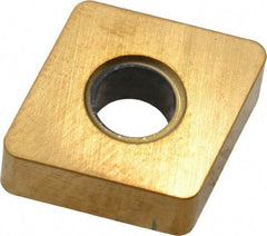Kennametal - CNGA433 T0420 Grade KY4400 Ceramic Turning Insert - TiN Finish, 80° Diamond, 1/2" Inscr Circle, 3/16" Thick, 3/64" Corner Radius - Americas Industrial Supply