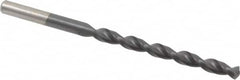 Cleveland - 13/64" 135° Cobalt Jobber Drill - TiAlN Finish, Right Hand Cut, Parabolic Flute, Straight Shank, 3-5/8" OAL, Split Point - Americas Industrial Supply