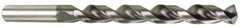 Chicago-Latrobe - #26 135° High Speed Steel Jobber Drill - TiCN Finish, Right Hand Cut, Parabolic Flute, Straight Shank, 3" OAL, Notched Point - Americas Industrial Supply