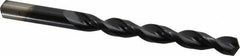 Cleveland - 7/16" 135° Cobalt Jobber Drill - TiAlN Finish, Right Hand Cut, Parabolic Flute, Straight Shank, 5-1/2" OAL, Split Point - Americas Industrial Supply