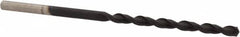 Cleveland - #39 135° Cobalt Jobber Drill - TiAlN Finish, Right Hand Cut, Parabolic Flute, Straight Shank, 2-3/8" OAL, Split Point - Americas Industrial Supply