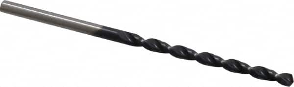 Cleveland - #43 135° Cobalt Jobber Drill - TiAlN Finish, Right Hand Cut, Parabolic Flute, Straight Shank, 2-1/4" OAL, Split Point - Americas Industrial Supply