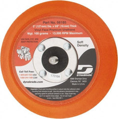 Dynabrade - 5" Diam Adhesive/PSA Disc Backing Pad - Soft Density, 13,000 RPM - Americas Industrial Supply