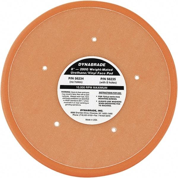 Dynabrade - 8" Diam Adhesive/PSA Disc Backing Pad - Medium Density, 13,000 RPM - Americas Industrial Supply