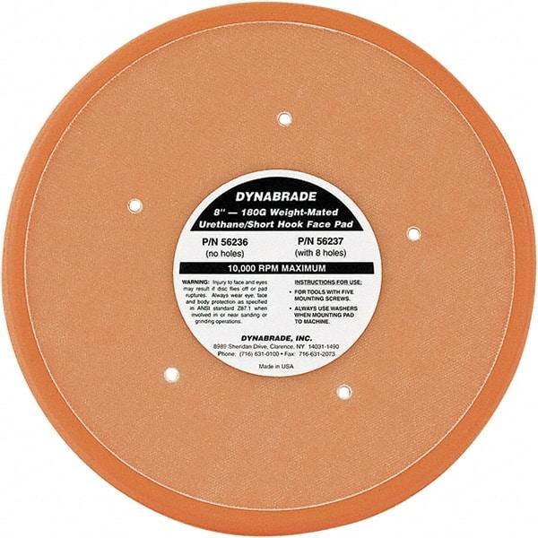 Dynabrade - 8" Diam Hook & Loop Disc Backing Pad - Medium Density, 13,000 RPM - Americas Industrial Supply