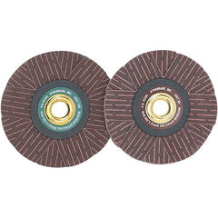 Dynabrade - 4" Diam 80 Grit Coated Sanding Star - Medium Grade, Arbor Mount - Americas Industrial Supply