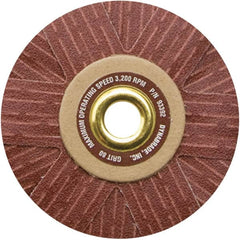 Dynabrade - 4" Diam 150 Grit Coated Sanding Star - Very Fine Grade, Arbor Mount - Americas Industrial Supply