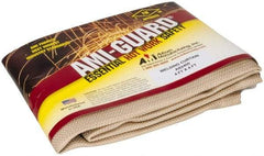 Auburn Mfr - 4' High x 4' Wide x 0.04" Thick Silica Welding Curtain - Tan, Grommet - Americas Industrial Supply