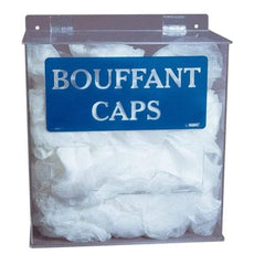 PRO-SAFE - Table and Wall Mount Bouffant Cap Dispenser - 11-3/4 Inch Wide x 6 Inch Deep x 13 Inch High - Americas Industrial Supply