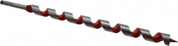 Milwaukee Tool - 1-1/16", 7/16" Diam Hex Shank, 18" Overall Length with 15" Twist, Ship Auger Bit - Americas Industrial Supply