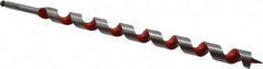 Milwaukee Tool - 1-1/16", 7/16" Diam Hex Shank, 18" Overall Length with 15" Twist, Ship Auger Bit - Americas Industrial Supply