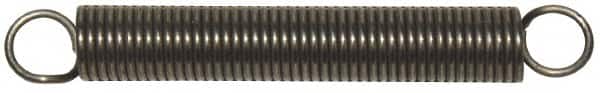 Gardner Spring - 0.42" OD, 1.4" Max Ext Len, 0.055" Wire Diam Spring - 6.6 Lb/In Rating, 1.4 Lb Init Tension - Americas Industrial Supply